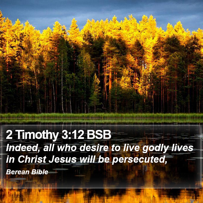 2 Timothy 3:12 BSB Bible Study