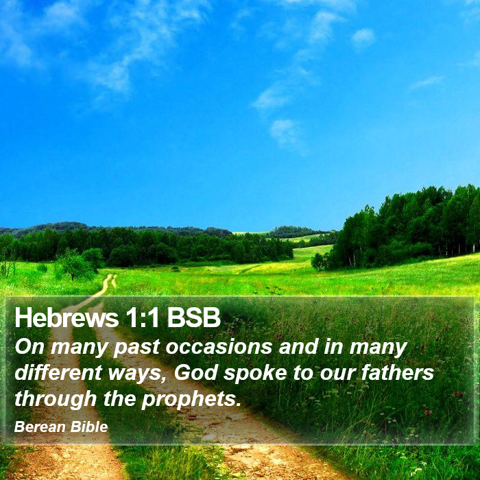 Hebrews 1:1 BSB Bible Study