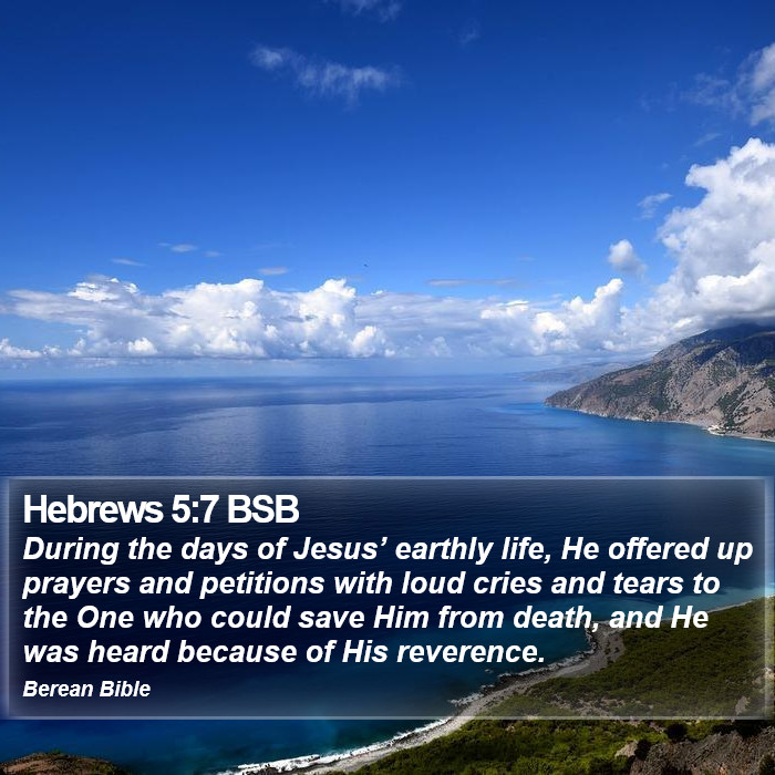 Hebrews 5:7 BSB Bible Study