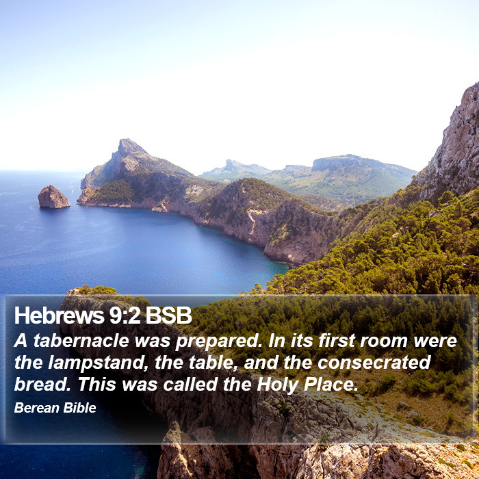 Hebrews 9:2 BSB Bible Study