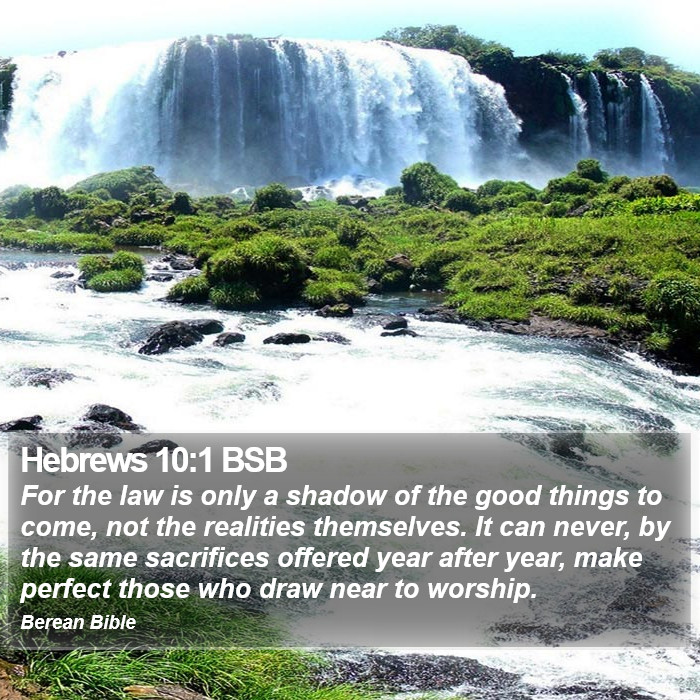 Hebrews 10:1 BSB Bible Study