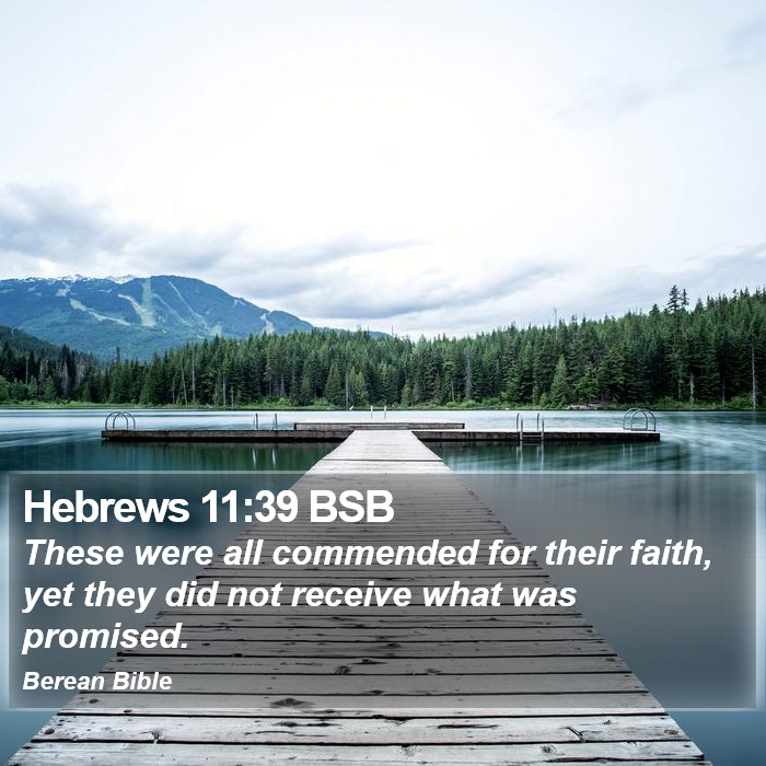 Hebrews 11:39 BSB Bible Study