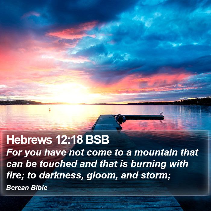 Hebrews 12:18 BSB Bible Study