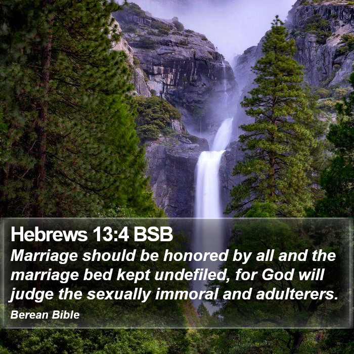 Hebrews 13:4 BSB Bible Study