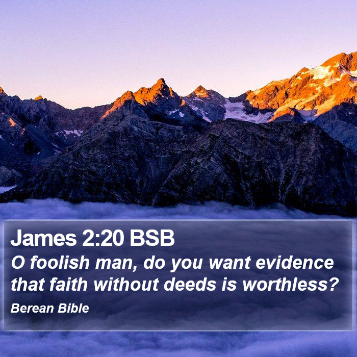 James 2:20 BSB Bible Study