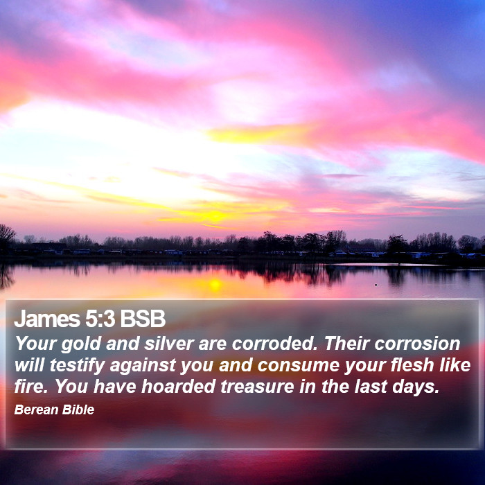 James 5:3 BSB Bible Study