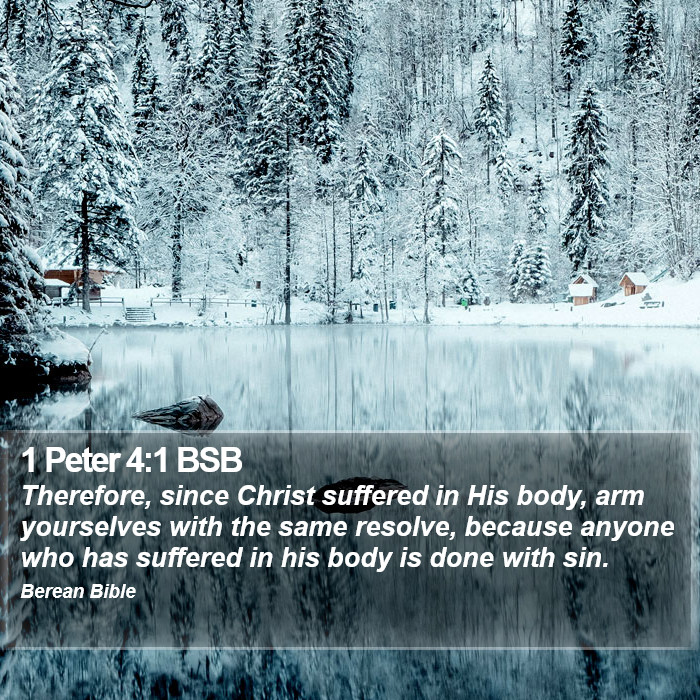 1 Peter 4:1 BSB Bible Study