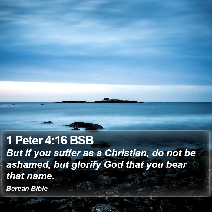 1 Peter 4:16 BSB Bible Study