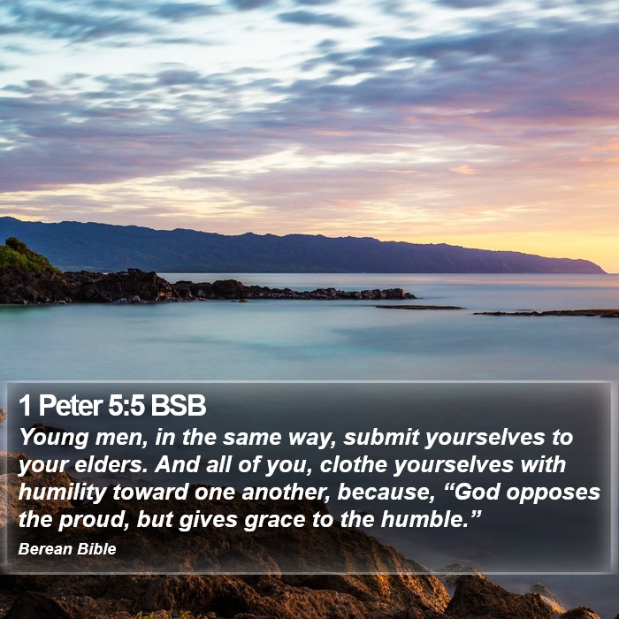 1 Peter 5:5 BSB Bible Study