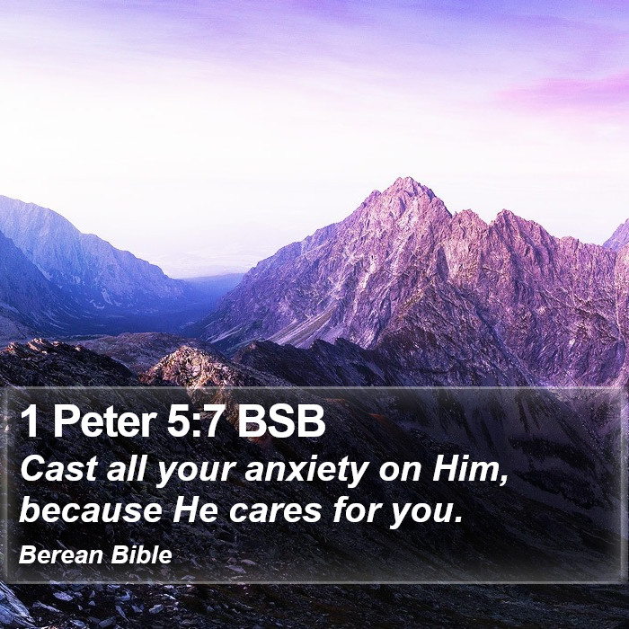 1 Peter 5:7 BSB Bible Study