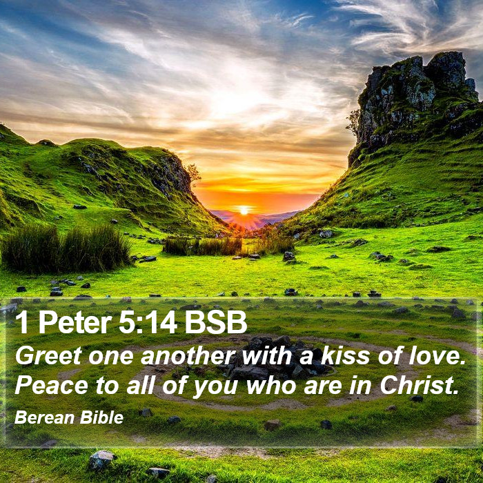 1 Peter 5:14 BSB Bible Study