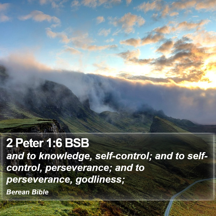 2 Peter 1:6 BSB Bible Study