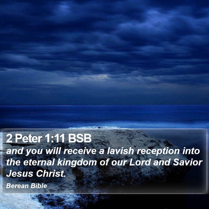 2 Peter 1:11 BSB Bible Study