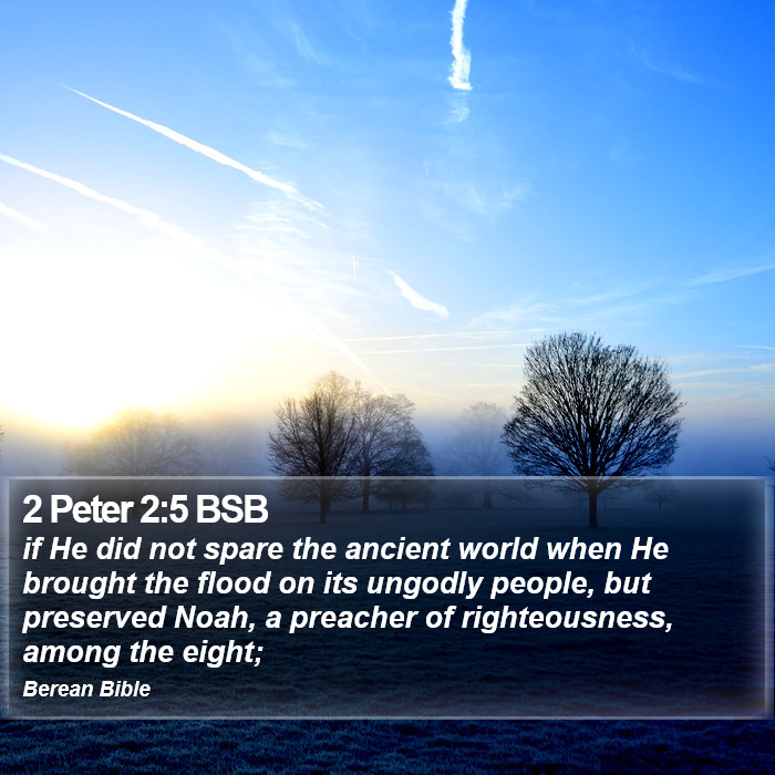 2 Peter 2:5 BSB Bible Study