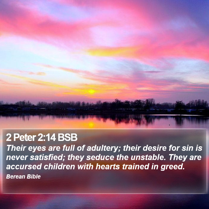 2 Peter 2:14 BSB Bible Study