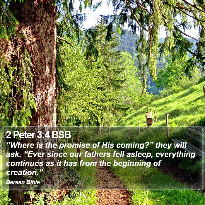 2 Peter 3:4 BSB Bible Study