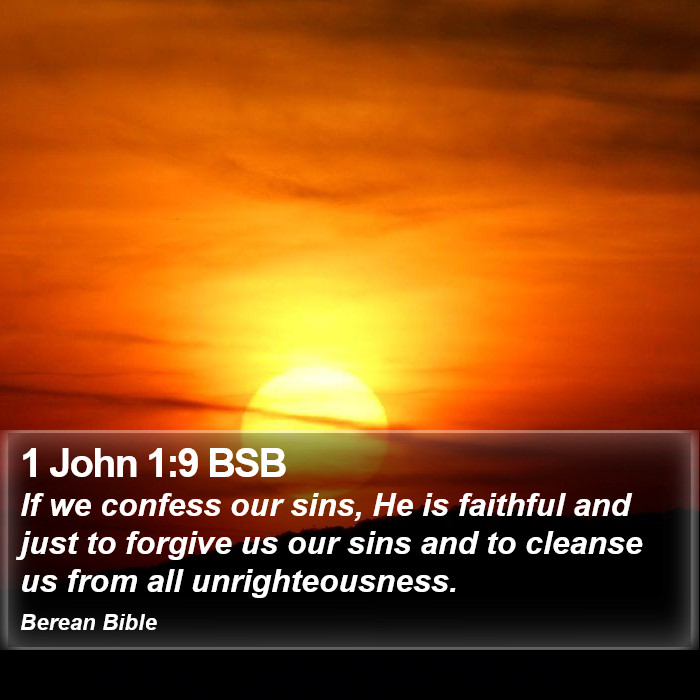 1 John 1:9 BSB Bible Study