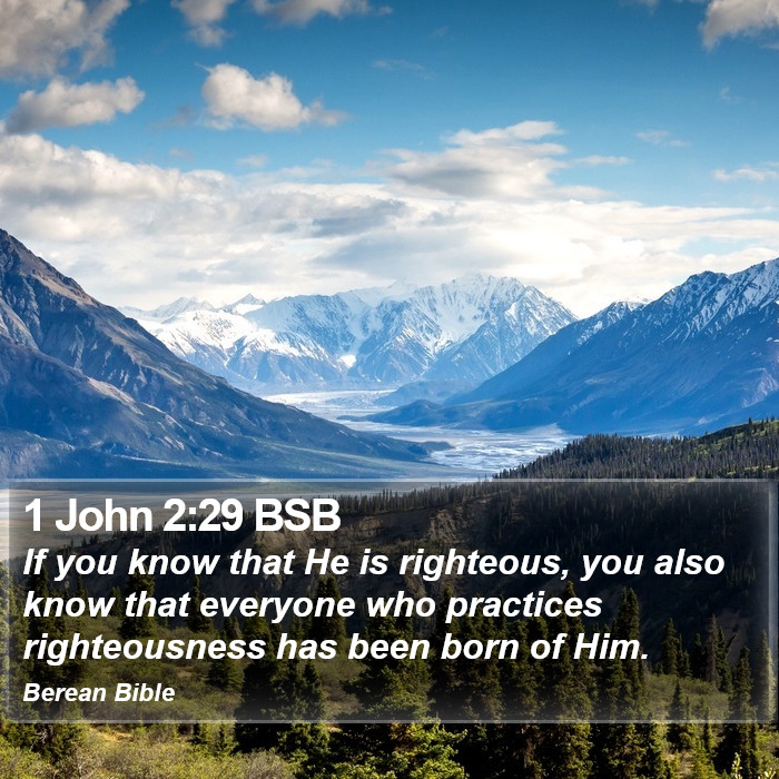 1 John 2:29 BSB Bible Study