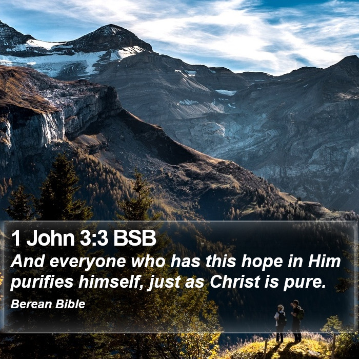 1 John 3:3 BSB Bible Study