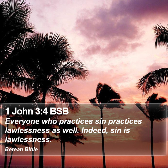 1 John 3:4 BSB Bible Study