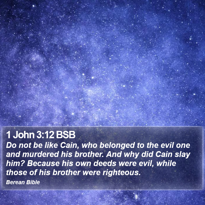 1 John 3:12 BSB Bible Study