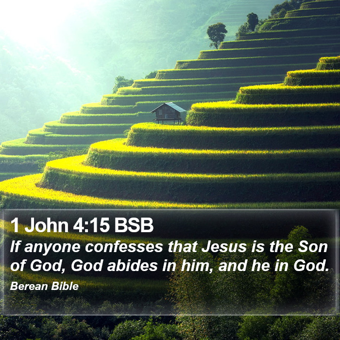 1 John 4:15 BSB Bible Study