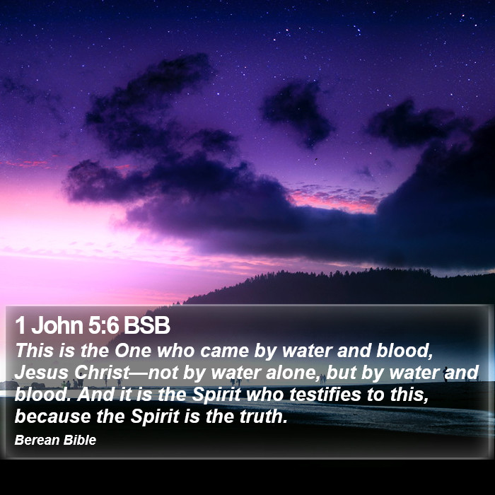 1 John 5:6 BSB Bible Study