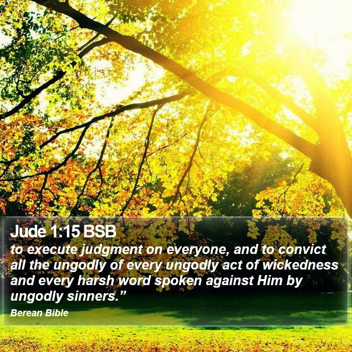 Jude 1:15 BSB Bible Study