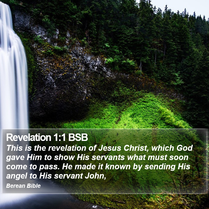 Revelation 1:1 BSB Bible Study