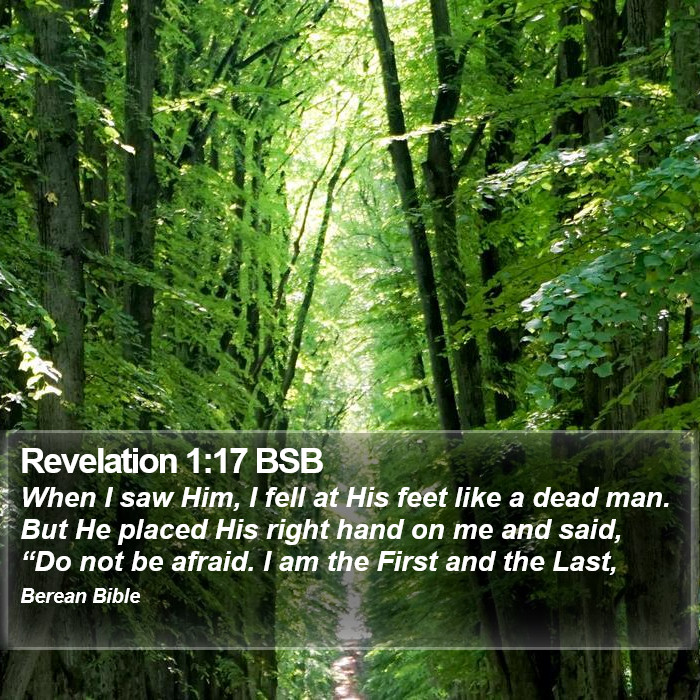 Revelation 1:17 BSB Bible Study