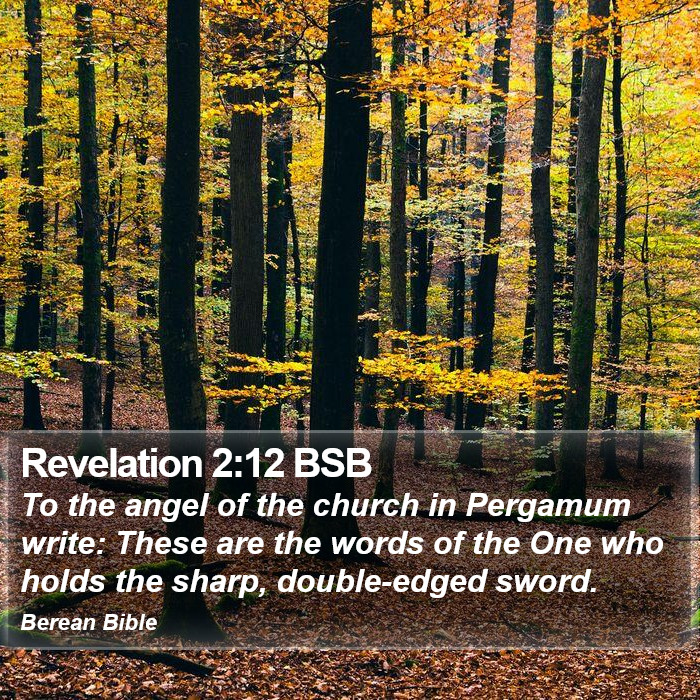 Revelation 2:12 BSB Bible Study