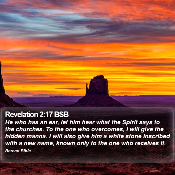 Revelation 2:17 BSB Bible Study