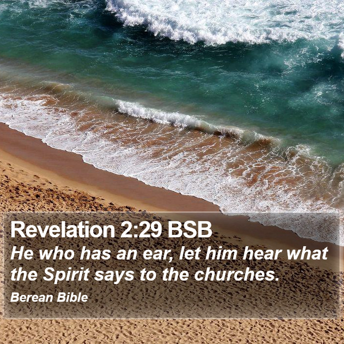 Revelation 2:29 BSB Bible Study