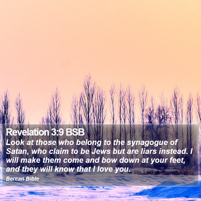 Revelation 3:9 BSB Bible Study