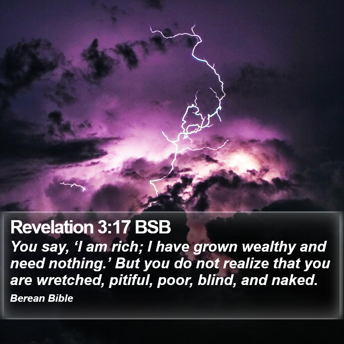 Revelation 3:17 BSB Bible Study