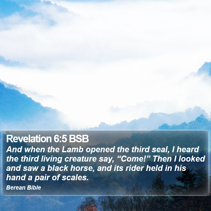 Revelation 6:5 BSB Bible Study