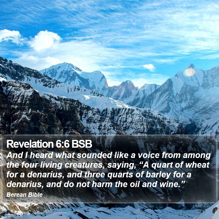 Revelation 6:6 BSB Bible Study