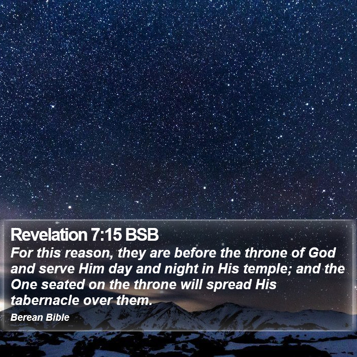 Revelation 7:15 BSB Bible Study