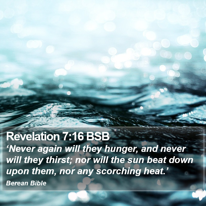 Revelation 7:16 BSB Bible Study