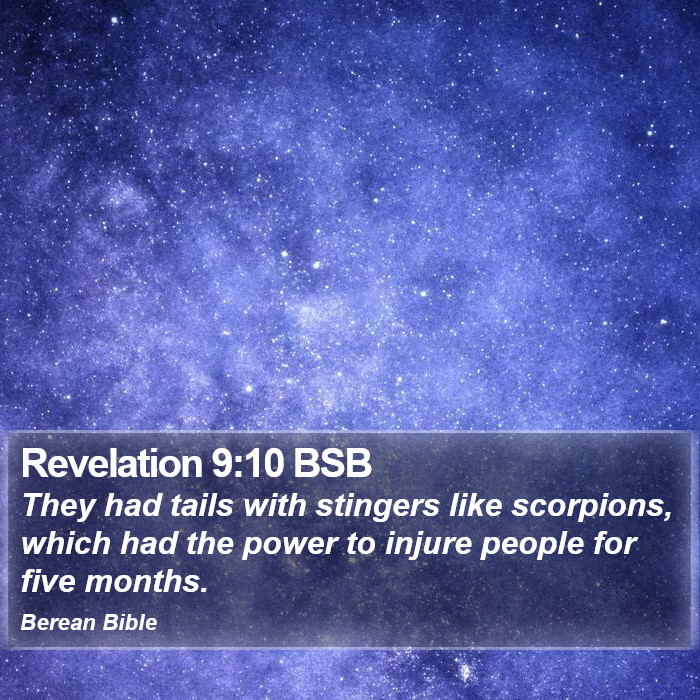 Revelation 9:10 BSB Bible Study