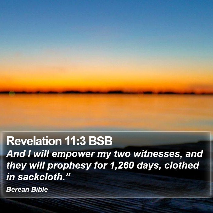 Revelation 11:3 BSB Bible Study