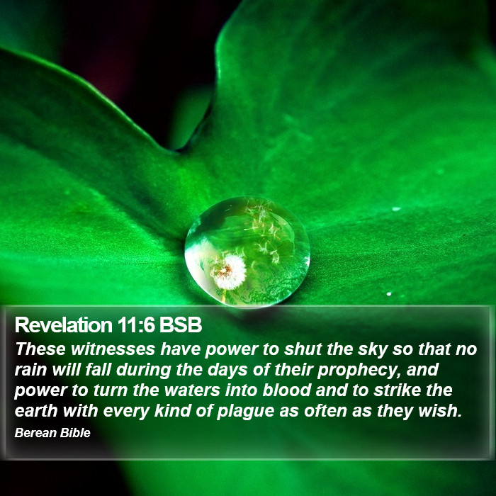 Revelation 11:6 BSB Bible Study