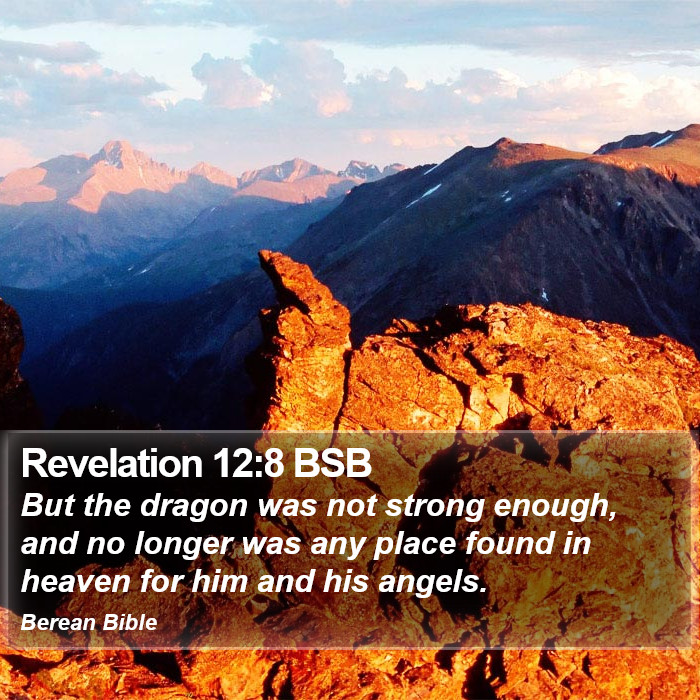 Revelation 12:8 BSB Bible Study