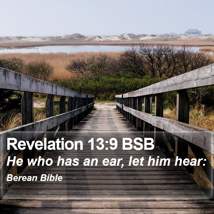 Revelation 13:9 BSB Bible Study