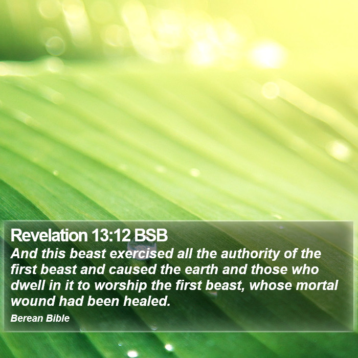 Revelation 13:12 BSB Bible Study