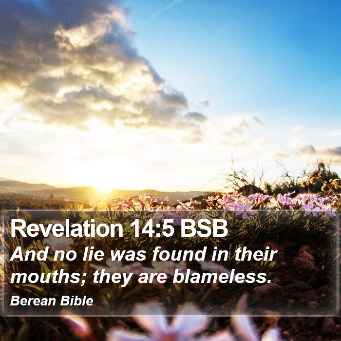 Revelation 14:5 BSB Bible Study