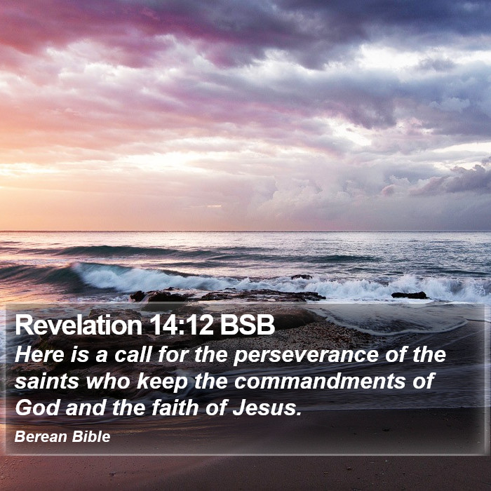 Revelation 14:12 BSB Bible Study