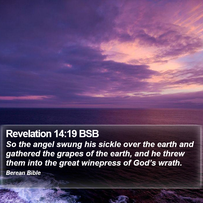 Revelation 14:19 BSB Bible Study