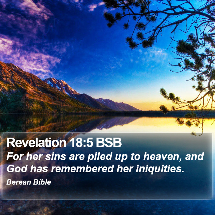 Revelation 18:5 BSB Bible Study