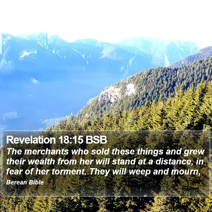 Revelation 18:15 BSB Bible Study